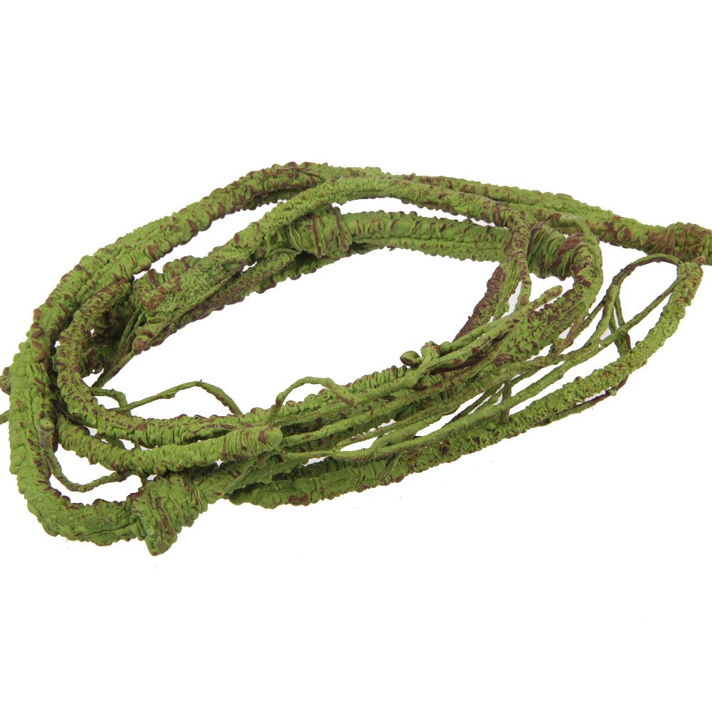 emours Flexible Bend-A-Branch Jungle Vines Pet Habitat Decor for Lizard,Frogs, Snakes and More Reptiles,Small, 3.2ft Long