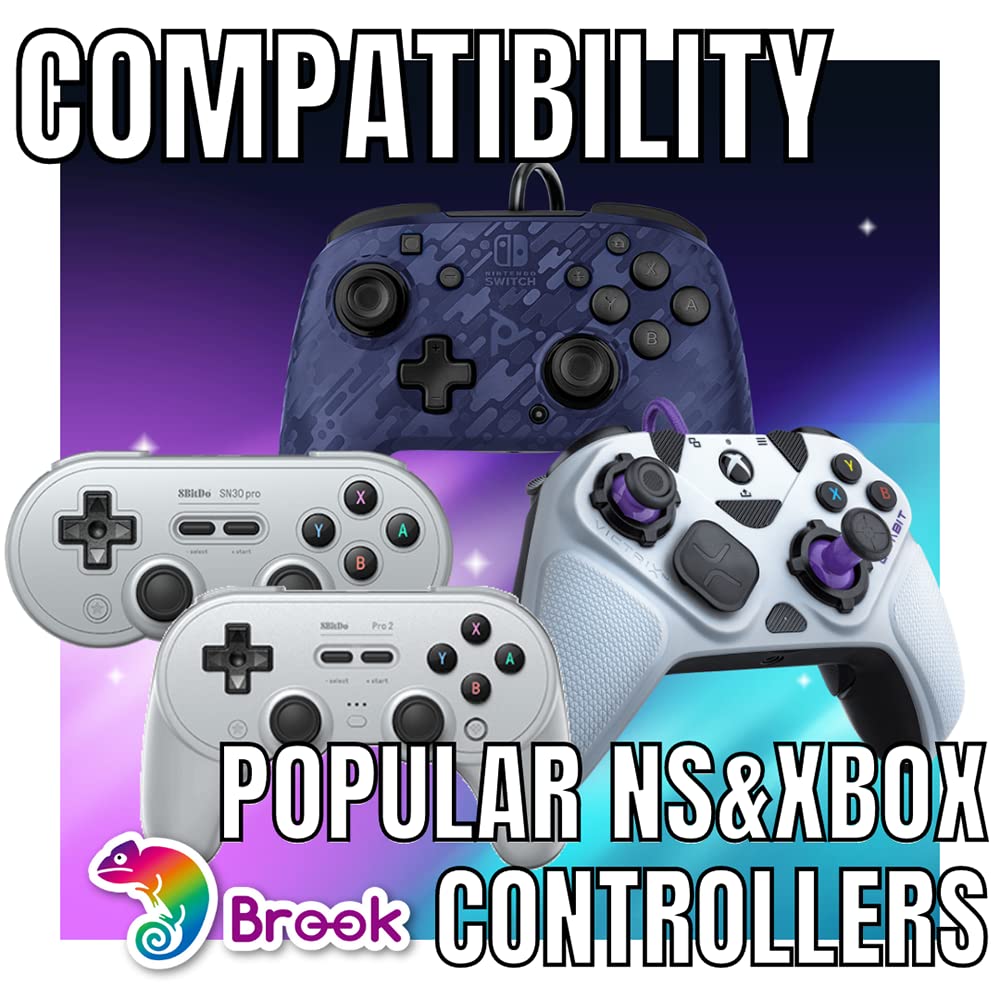 Brook Wingman XE Xbox Controller to PS4 Super Converter Gaming Adapter, Turbo and Remap