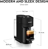 Nespresso Vertuo Next ENV120.BM Matt Black Capsule Coffee Machine 7 Cup Sizes view 6