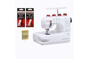 Janome Cover Pro 1000CPX Cover Stitch Machine with 3-Piece Accessories