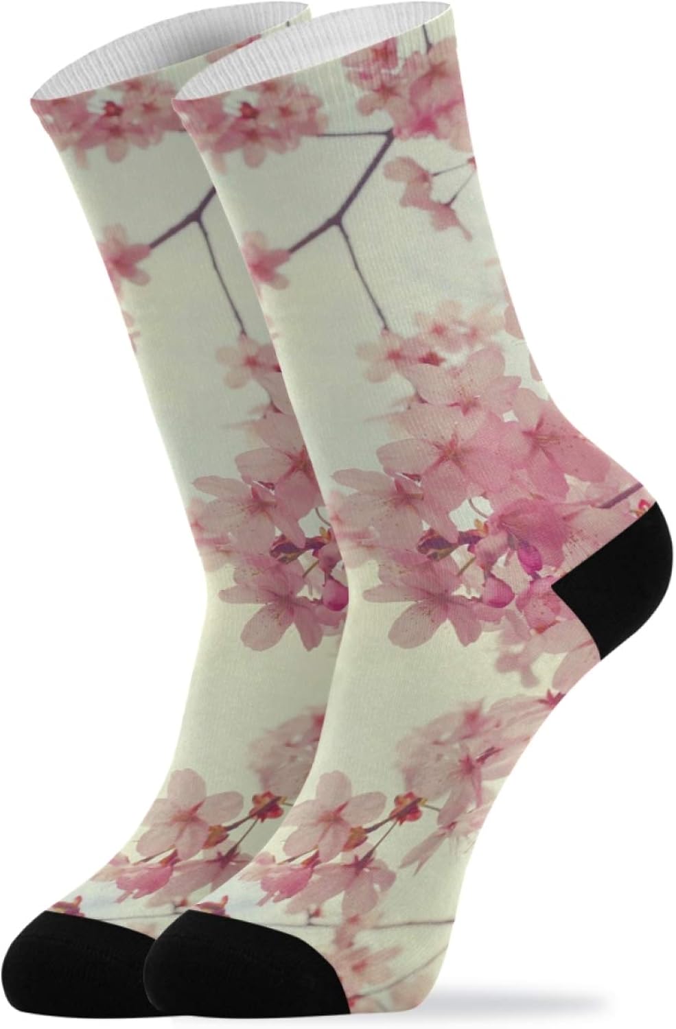 LUPINZ Beautiful Japanese Pink Sakura Casual Socks Unisex