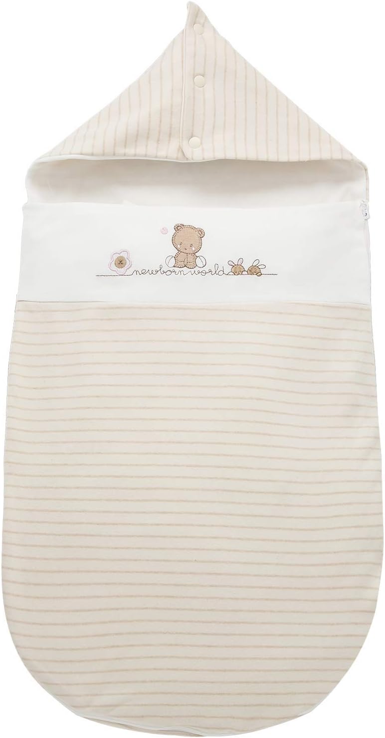 OuYun Infant Newborn Baby Swaddle Organic Sleeping Bag Double-Deck Sleep Nest