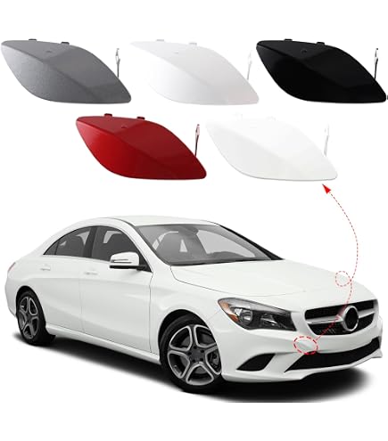 thumbnail image 2 of Trimla Rear Tow Cover Fit Mercedes-Benz C-Class W203 AMG Line For C180 C200 C220 C230 C240 C250 C280 C300 C320 C350 C32 2001 2002 2003 2004 2005 2006 2007 Bumper Hook 2 of 10
