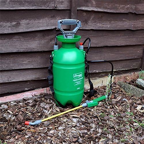 5L liter manual fence pressure sprayer garden shed patio timber wood - Suitable for all spray able wood care treatments.