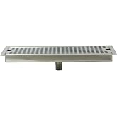 Homend Stainless Steel Drip Tray,Flush Mount Beer Drip Tray with Drain 12" L X 5" W