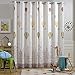 Melodieux Hot Air Balloon Window Thermal Insulated Grommet Top Curtains for Kids Room, 52 by 84 inch, Cream White (1 Panel)