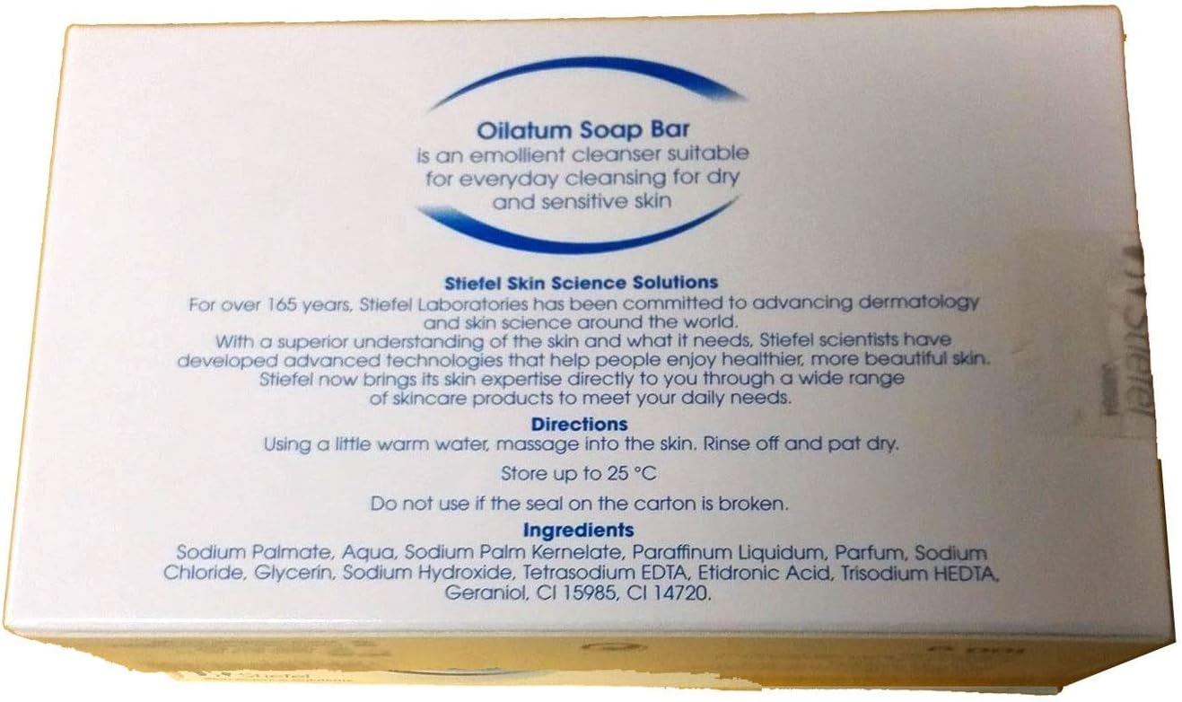 Oilatum Emollient Soap, 100g (Pack Of 3), red, 3 count (Pack of 1) - Image 3