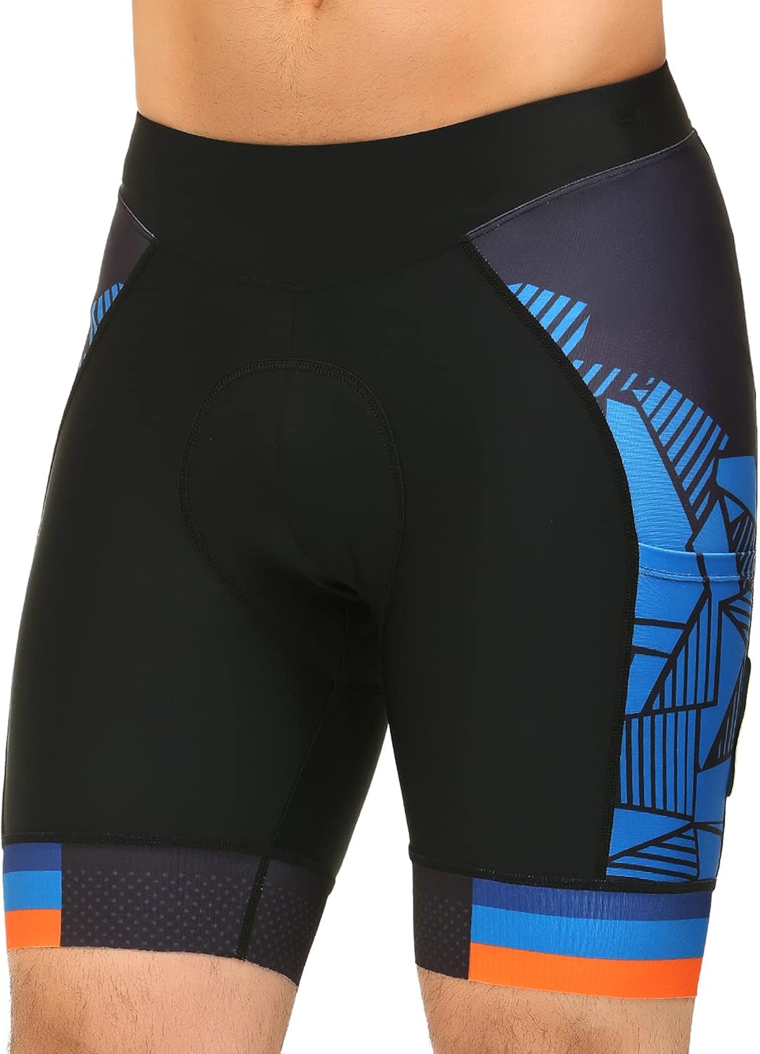DEALYORK Men's Cycling Shorts Padded with Pockets, Bicycle Riding Bike