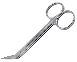 Kelly Scissors Angled Sharp 7" Point End Ring
