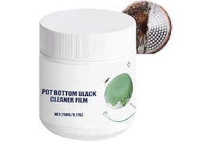 Burnt Residue Remover Paste For Cookware, Pot Bottom Black Stain Cleaner, Removes Burnt-On Grease From Pans, Skillets, Multi-