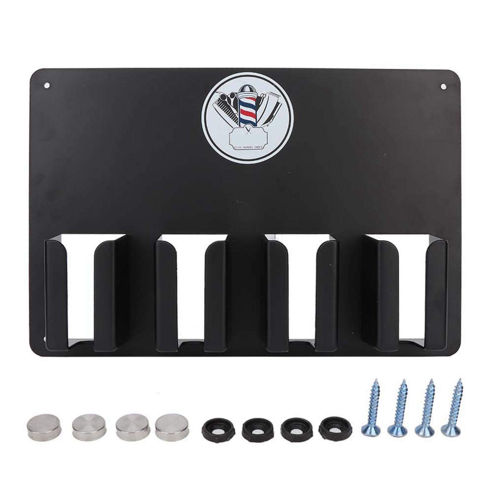 ZJchao Electric Hair Clipper Storage Rack Wall Mounted Organizer for Hair Clippers Multi Functional Tool Holder Barber Supply Salon Accessories
