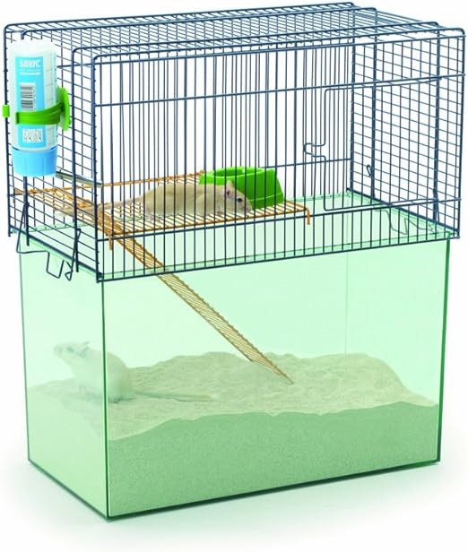 Savic Habitat Starter Navy Blue Gerbil Cage 41 X 23 X 46,5 Cm Amazon.co.uk Pet Supplies
