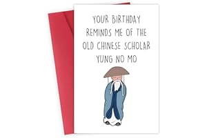 Funny Birthday Card for Old Men & Women - 'Young No More' Humorous Gift for Friends, Dad, Mom, Granddad & Grandma
