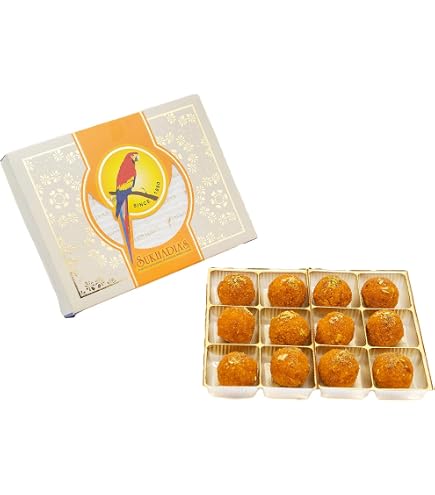 Amazon.com : Sukhadia Sweets - Halvason - 16oz box (12pc) - Indian