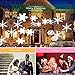 ALWOA Christmas Snowflakes Projector Light Outdoor/Indoor Moving White Snowflake LED Landscape Projection Lamp for Christmas Party Holiday Halloween Garden Tree Wall Decorations …
