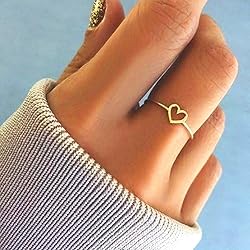 CCBFY Stainless Steel Simple Minimalist Heart
