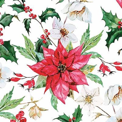 Daisy 3-Ply Christmas Decoupage Napkins 33cm x 33cm - Pack of 20