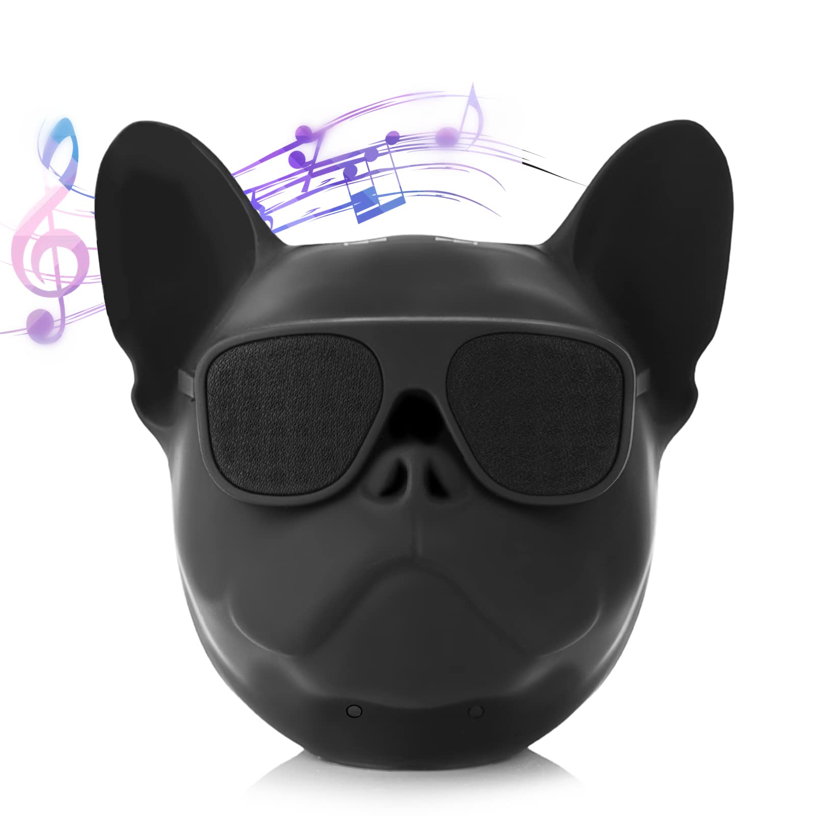 Dog Shaped Creative Speaker, Portable Dog Shaped Stereo Sound Music Player Bluetooth Wireless Speaker French Bulldog Gifts