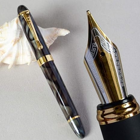 Amazon Co Jp ペン 万年筆 ペン 書道 高級感 軽量 オシャレ ビジネス ギフト 書き心地 サインペン 文房具 Jfyjp Color 褐色 Size フリー ホーム キッチン