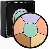 Color Corrector Palette, 6 in 1 Concealer Contour Palette, Color Corrector for Dark Circles,Redness, Brighten, Cream Concealer, Color Correcting Palette Full Coverage Concealer Make Up Kit(01)