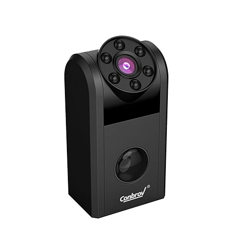 Hidden Spy Camera, Conbrov 720P Mini Hidden Camera Night Vision