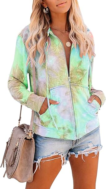 tie dye plus size hoodie