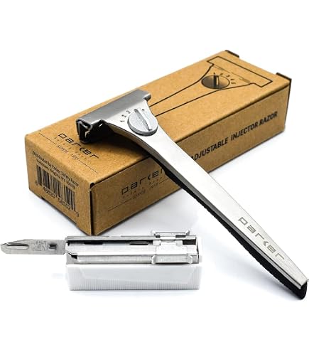 Amazon.com: Parker/Taconic Shave 60-Blade Injector Pack, Polymer