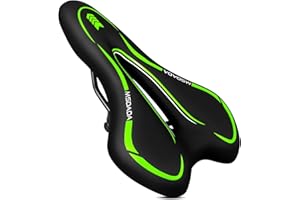 MSDADA Gel Bike Seat Mountain Bike Saddle - Comfortable Bicycle Seats with Extra Soft Cushion Padded for Men Women - Waterpro