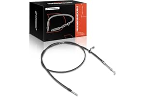 A-Premium Rear Passenger Parking Brake Cable Assembly Compatible with Ram and Dodge Models: 2500 2011-2013, 3500 2011-2013, R