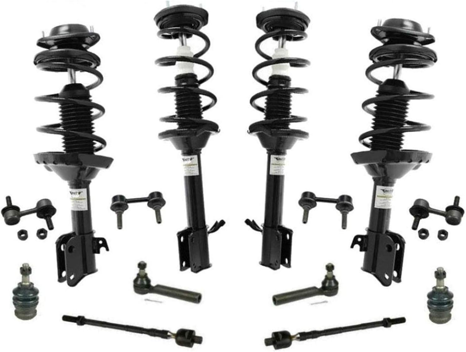 Front & Rear Struts Chassis Kit fits For Subaru Forester 04