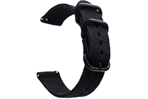 uEmoh Watch Straps, Quick Release Nylon Watch Bands for Men Women, Watch Bands of Multiple Colors & Width(16mm,18mm, 20mm, 22mm)