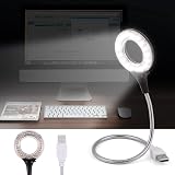 Eboxer Mini USB LED Light 18 LED Clamp Flexible Gooseneck Reading Lamp Black view 6