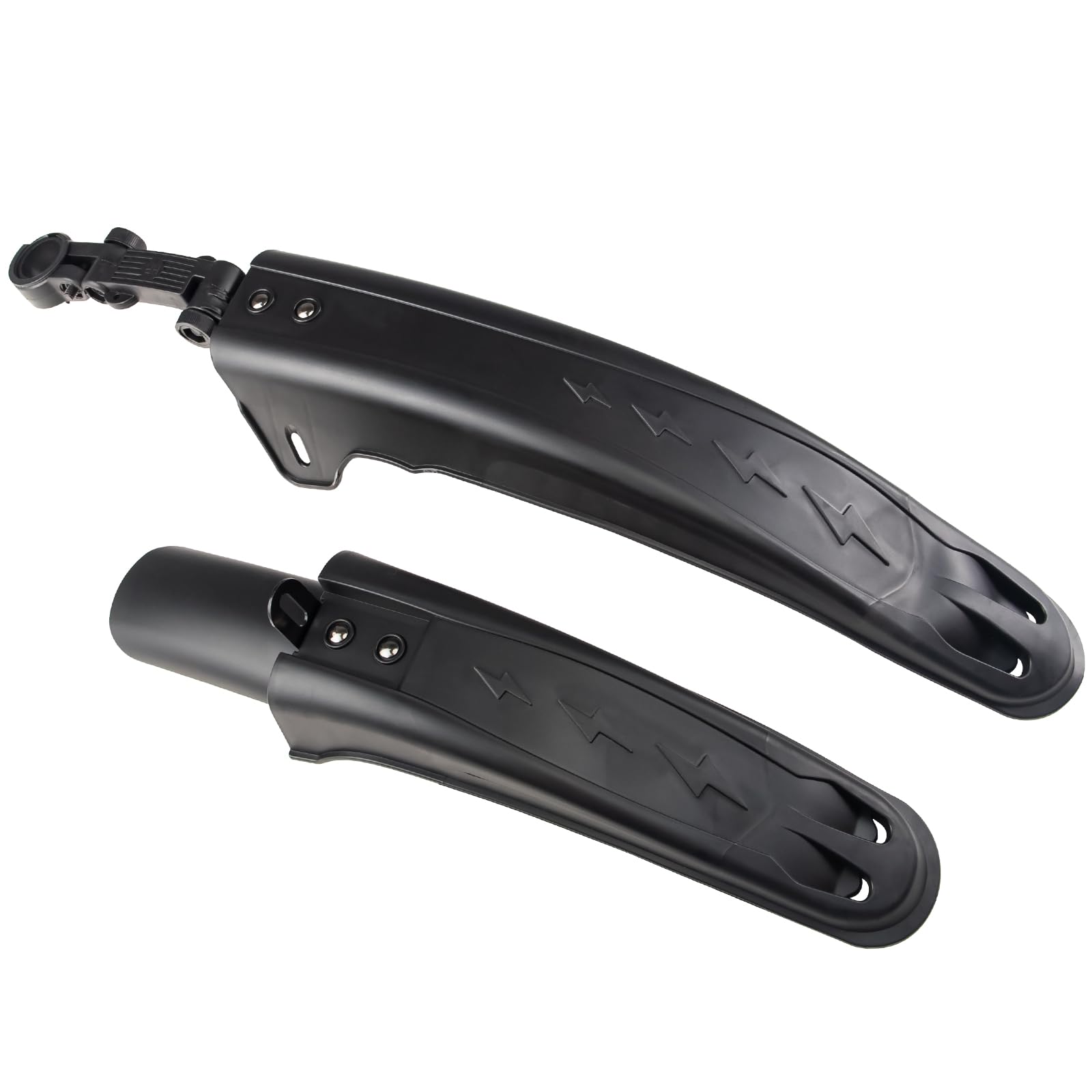 Photo 1 of MAKELEN Bike Fender Set Mudguard Set Front and Rear 2 Parts-Universal Full Cover Thicken Widen Bicycle Adjustable Bike Fender Mud Guard Mudflap for MTB Road Bike Mountain Bike All Black