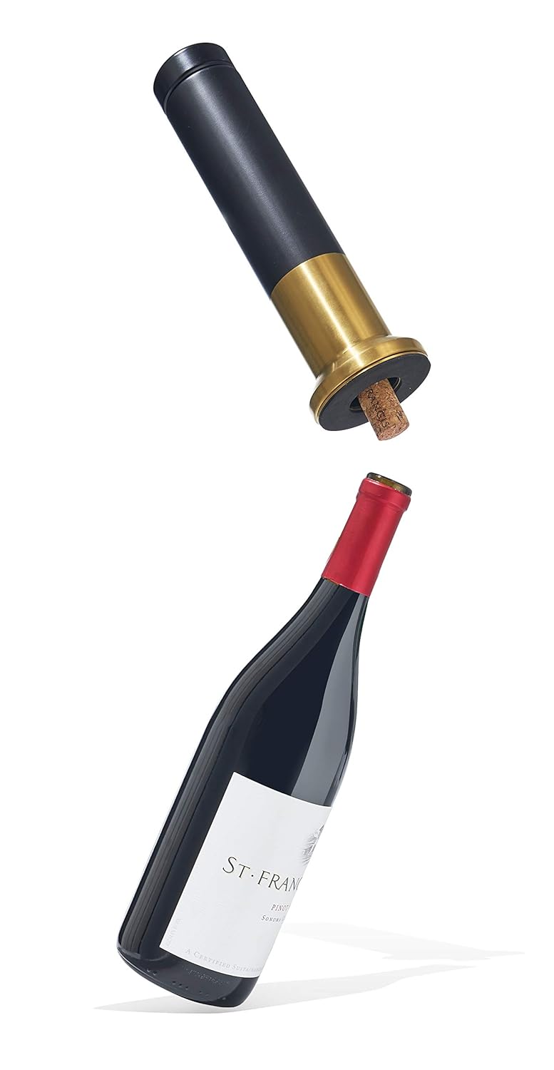 RBT Electric Corkscrew Wine Opener (Black/Gold)