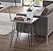Ameriwood Home Owen Retro End Table, Sonoma Oak/Gunmetal Gray