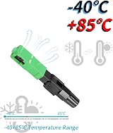 YAODHAOD 5PCS SC APC to FC UPC Female Fiber Optic Fast Connector Single Mode view 2