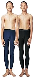 DEVOPS Boys 2-Pack UPF 50+ Compression Tights Sport