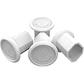 Great Call Athletics | 4 Pack Pro Lacrosse Butt End Caps Universal Fit All Shafts Mens Attack Defense Goalie Rubber Grip NFHS