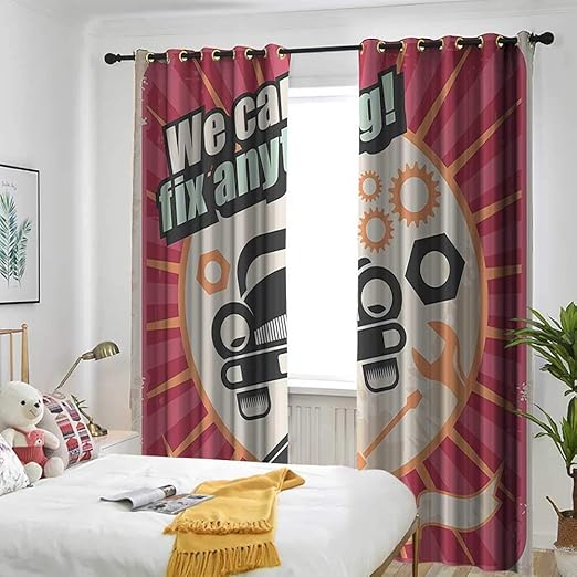 Amazon Com 1950s Decor Collection Living Room Bedroom Window