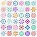 DaveandAthena 36 Pack Mandala Stencils Template Set Mandala Dot Painting Templates Stencils for DIY Painting Art Projects