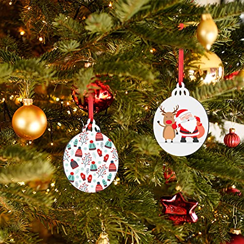 Sublimation Ornaments Blanks Bulk MDF Sublimation Christmas Ornament