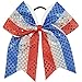 CN 20PCS Red Hair Bows for Girls, Bow Hair Clips Headband Hair Ties Hair Barrettes Ponytail Holders Curly Koker Bows Hair Accessories School Uniform Set for Little Girls Teens Toddler (B)