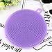 Fabal Silicone Brush Magic Dish Bowl Pot Pan Wash Cleaning Brushes Cooking Tool Cleaner Sponges Scouring Pads Kitchen Accessories (Purple)