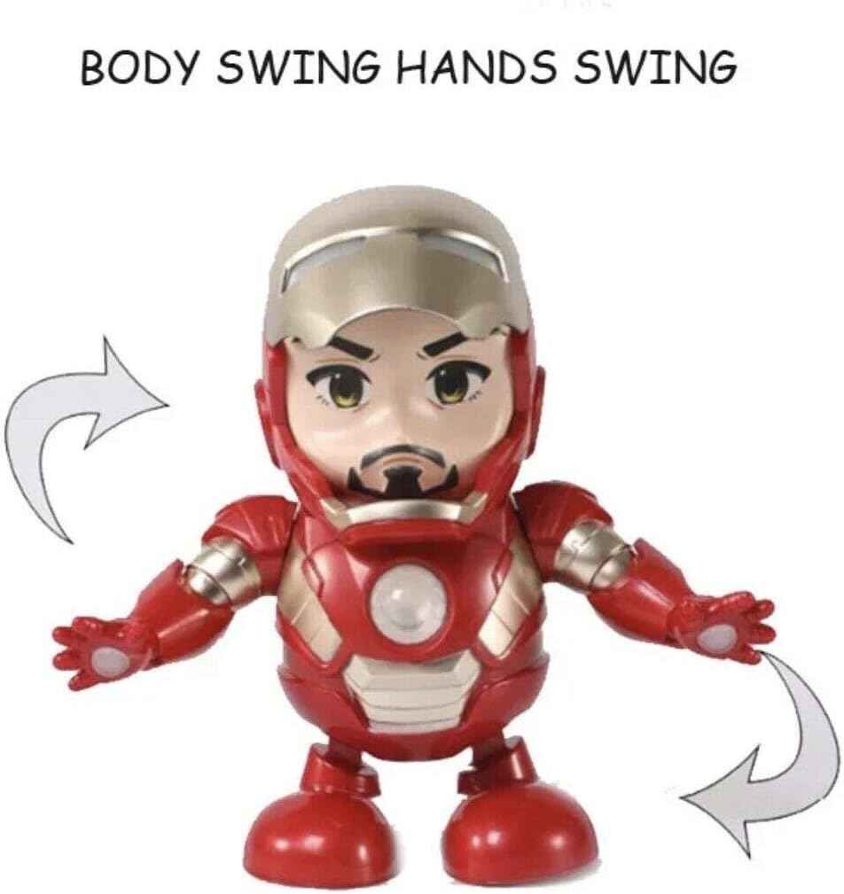 juguete de iron man que baila
