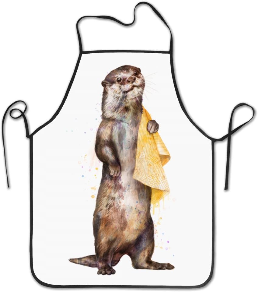 CoolCOOK HOT111 Otter Awesome Chef Aprons Cool Apron for Women