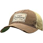 VINTAGE LIFE Maybe Swearing Will Help Cap, Brown