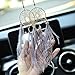 JOUDOO Handmade Dream Catcher Car Rear View Mirror Pendant Charm Home Accessories GJ014 (Grey)