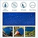 Lightweight Outdoor Camping Tarp 6' x 8' 5-mil Blue Waterproof Boat Tarps Covers with Grommets