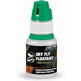1DFAUL 1Pc Dry Fly floatant, Floatant Fly Fishing Long-Lasting Hydrophobic | Enhance Water Surface Tension &amp; Buoyancy to Mimic Real Insects Float Naturally