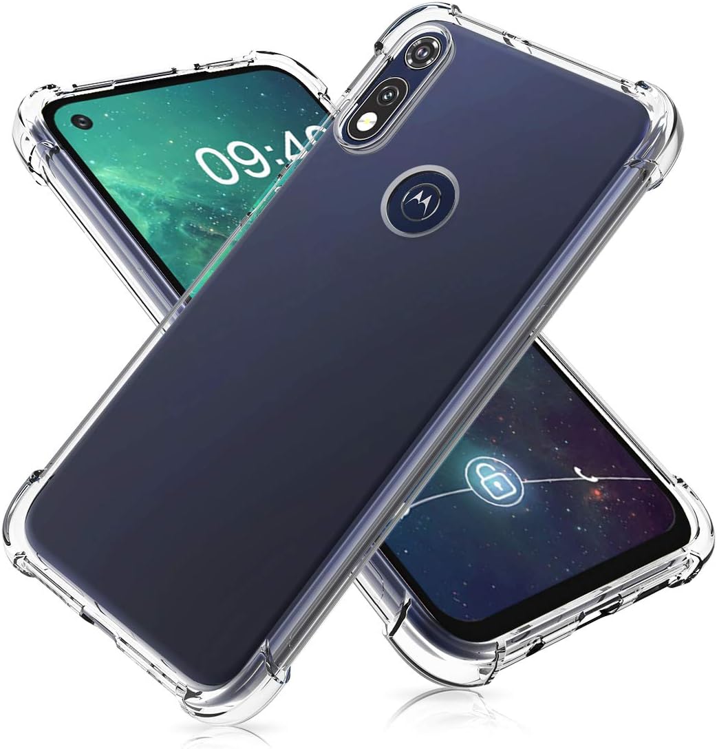 Osophter Custodia Antiurto In TPU Per Motorola Moto E 2020 (XT2052-1) - Gomma Flessibile Protettiva - Colore Blu
